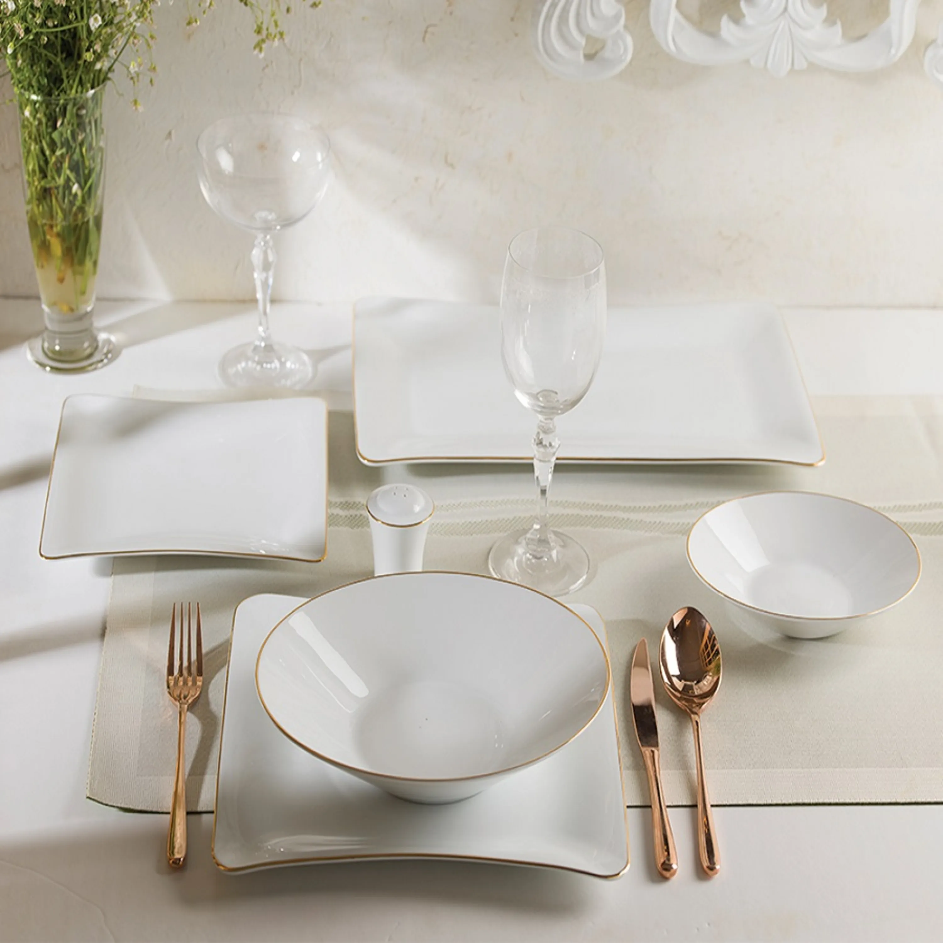 سرویس چینی زرین 6 نفره  30 پارچه غذاخوری زرین